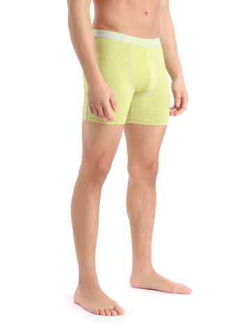 Icebreaker Merino Anatomica Long Boxers Férfi Fehérnemű Menta | HU 1283UZGT